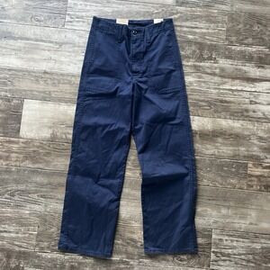 Levi's High-Rise Surplus Straight‎ Jeans Women's Size 2 26x27 Navy Blue